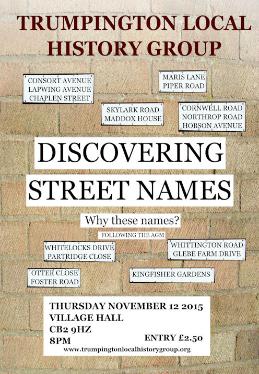 Discovering Street Names, 12 November 2015