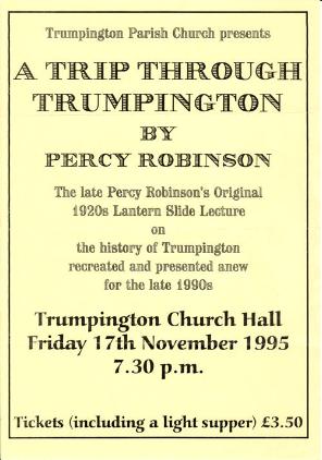 A Trip Through Trumpington, 17 November 1995